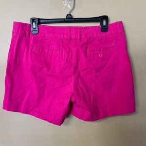 Nautica Women's Pink Chino Shorts Classic Fit Size 10‎ Casual Everyday